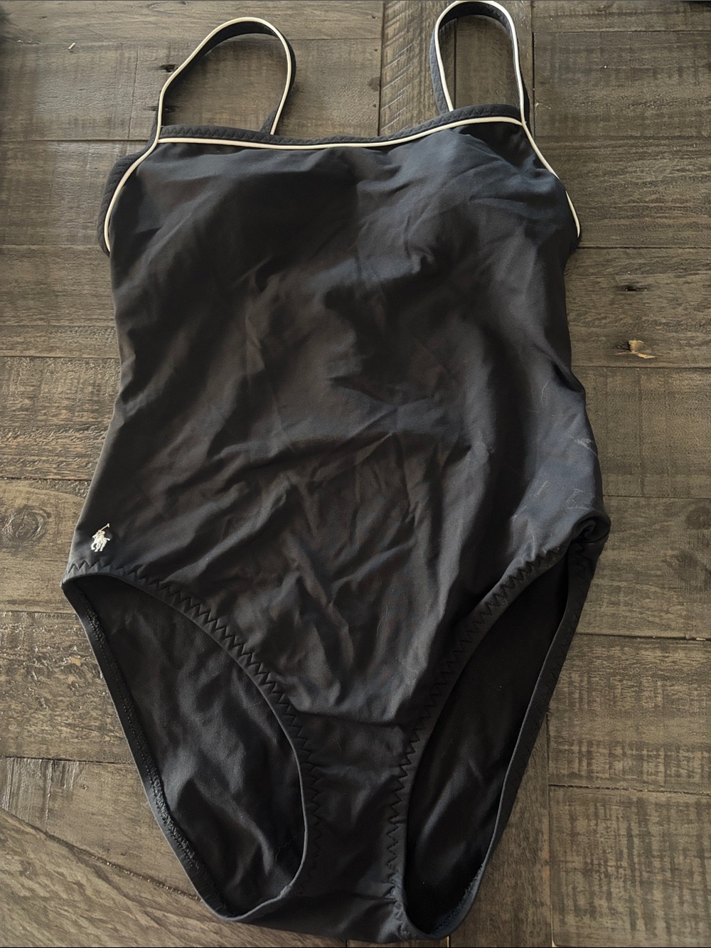 RALPH LAUREN SIZE 10 ONE PIECE SWIMSUIT & MEDIUM MATCHING SWIM SKIRT GREAT COND